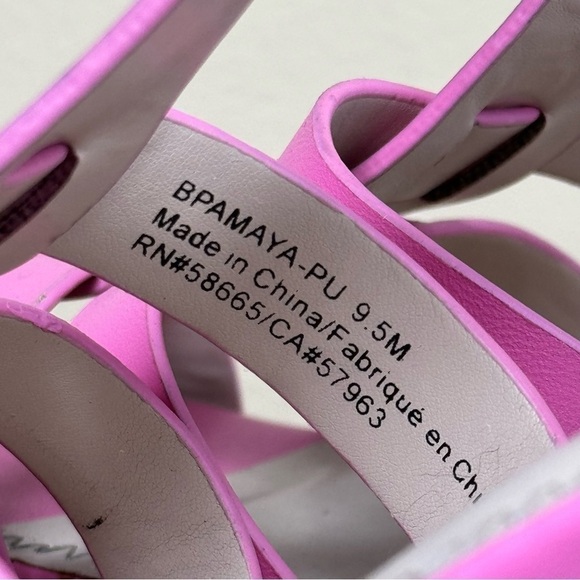NEW BP. Amaya Fisherman Platform Sandal - Pink Punch - size 9.5 - Picture 13 of 15